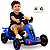 Carrinho Eletrico Bang Toys Mini Kart GO Azul  6V Controle - Imagem 1