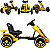 Carrinho Eletrico Bang Toys Mini Kart GO Amarelo 6V Controle - Imagem 3