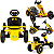 Carrinho Eletrico Bang Toys Mini Kart GO Amarelo 6V Controle - Imagem 2