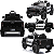Carro Eletrico Infantil Bang Toys Jipe Police Preto 12V Controle - Imagem 2