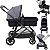 Carrinho de Bebe Burigotto Reversivel Revert 22 Gris - Imagem 2