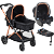 Carrinho com Bebe Base ISOFIX Burigotto Revert 22 Preto Cobre - Imagem 1