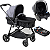 Carrinho Bebe Materna Gris Base Burigotto Reversivel Revert 22 Gris - Imagem 1