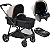 Carrinho Bebe Materna Base Burigotto Reversivel Revert 22 Capuccino - Imagem 1
