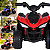 Quadriciclo Eletrico Infantil Bang Toys Action Vermelho 6V - Imagem 4