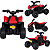 Quadriciclo Eletrico Infantil Bang Toys Action Vermelho 6V - Imagem 2