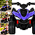 Quadriciclo Eletrico Infantil Bang Toys Action Azul 6V - Imagem 4