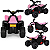 Quadriciclo Eletrico Infantil Bang Toys Action Rosa 6V - Imagem 2
