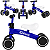 Bicicleta de Equilibrio 4 Rodas Sem Pedal Bang Toys Balance Azul - Imagem 3