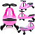 Carrinho Infantil de Rolimã Bang Toys Gira 360 Swing Car Move Rosa - Imagem 2