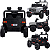 Carrinho Eletrico Infantil Bang Toys Jipe Max Kids Cinza 6V Controle - Imagem 2