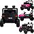 Carrinho Eletrico Infantil Bang Toys Jipe Max Kids Rosa 6V Controle - Imagem 2
