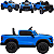 Carro Eletrico Infantil Bang Toys Jipe Legend Azul 12V Controle - Imagem 3