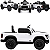 Carro Eletrico Infantil Bang Toys Jipe Legend Branco 12V Controle - Imagem 3