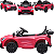 Carro Eletrico Infantil Bang Toys Mini Storm Rosa 12V Controle - Imagem 3