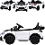Carro Eletico Infantil Bang Toys Mini Flash Branco 6V Controle - Imagem 3