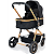 Carrinho de Bebe Galzerano Ivy G22 Berço Passeio Moises Gold - Imagem 1