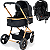 Carrinho de Bebe Moises com Bebe Conforto Galzerano Ivy G22 Gold - Imagem 1