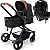Carrinho de Bebe Moises com Bebe Conforto Galzerano Ivy G22 Black - Imagem 1