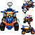Quadriciclo Infantil de Empurrar e Passeio Maral Baby Quad Laranja - Imagem 2
