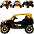 Quadriciclo Eletrico Infantil Zippy Utv Adventure Laranja 12V Controle - Imagem 3