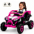 Quadriciclo Eletrico Infantil Zippy Utv Adventure Rosa 12V Controle - Imagem 1