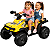 Carrinho Eletrico Peg-Perego Polaris Power Trail Amarelo 12V - Imagem 1