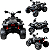 Carrinho Eletrico Peg-Perego Polaris Power Trail Preto 12V - Imagem 2
