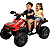 Carrinho Eletrico Peg-Perego Polaris Power Trail Vermelho 12V - Imagem 1