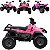 Carrinho Eletrico Peg-Perego Polaris Power Trail Rosa 12V - Imagem 3