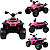 Carrinho Eletrico Peg-Perego Polaris Power Trail Rosa 12V - Imagem 2