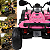 Carrinho Eletrico Peg-Perego Polaris Power Trail Rosa 12V - Imagem 4