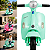 Triciclo Scooter Eletrico Infantil Bang Toys Lola Verde 6V - Imagem 8