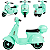 Triciclo Scooter Eletrico Infantil Bang Toys Lola Verde 6V - Imagem 6