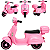 Triciclo Scooter Eletrico Infantil Bang Toys Lola Rosa 6V - Imagem 3