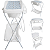 Banheira de Bebe Desmontavel com Trocador Kiddo Shower II Azul - Imagem 2