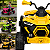 Quadriciclo Elétrico Infantil Zippy Toys 1000X laranja 12V Controle - Imagem 4