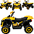 Quadriciclo Elétrico Infantil Zippy Toys 1000X laranja 12V Controle - Imagem 3