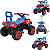 Carrinho de Passeio e Pedal Infantil Calesita Cross Up Spider - Imagem 2