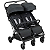 Carrinho de Bebe para Gemeos Passeio Burigotto New Twingo Black - Imagem 1