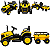 Trator Elétrico Infantil Zippy Toys Compact com Carreta Amarelo 12V - Imagem 3
