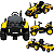 Trator Elétrico Infantil Zippy Toys Compact com Carreta Amarelo 12V - Imagem 2