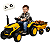 Trator Elétrico Infantil Zippy Toys Compact com Carreta Amarelo 12V - Imagem 1