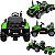 Trator Elétrico Infantil Zippy Toys Compact com Carreta Verde 12V - Imagem 2
