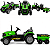 Trator Elétrico Infantil Zippy Toys Compact com Carreta Verde 12V - Imagem 3