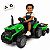 Trator Elétrico Infantil Zippy Toys Compact com Carreta Verde 12V - Imagem 1
