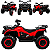Quadriciclo Elétrico Zippy Toys ATV Robust 4x4 Off Road Vermelho 12V - Imagem 3