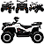Quadriciclo Elétrico Zippy Toys ATV Robust 4x4 Off Road Branco 12V - Imagem 3
