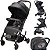 Carrinho de Bebe Zap Burigotto Bebe Conforto Materna Black - Imagem 2