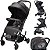 Carrinho de Bebe Zap Burigotto Bebe Conforto Materna Base Black - Imagem 2
